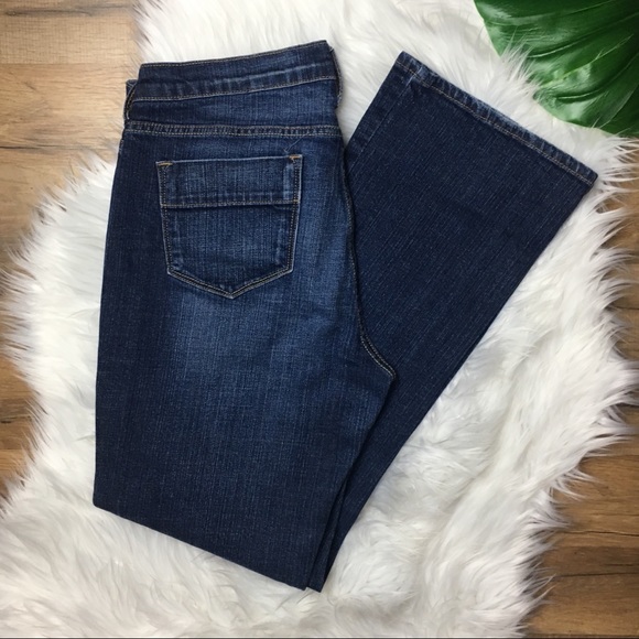 Old Navy Denim - OldNavy DarkWash Sweetheart BootCut Jeans